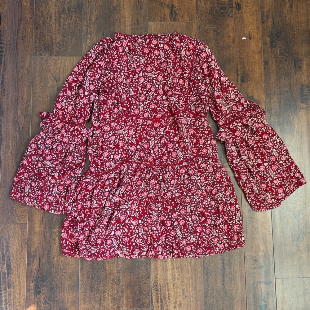 Amuse Society Floral Tunic - Bell Sleeves - Picture 7 of 7